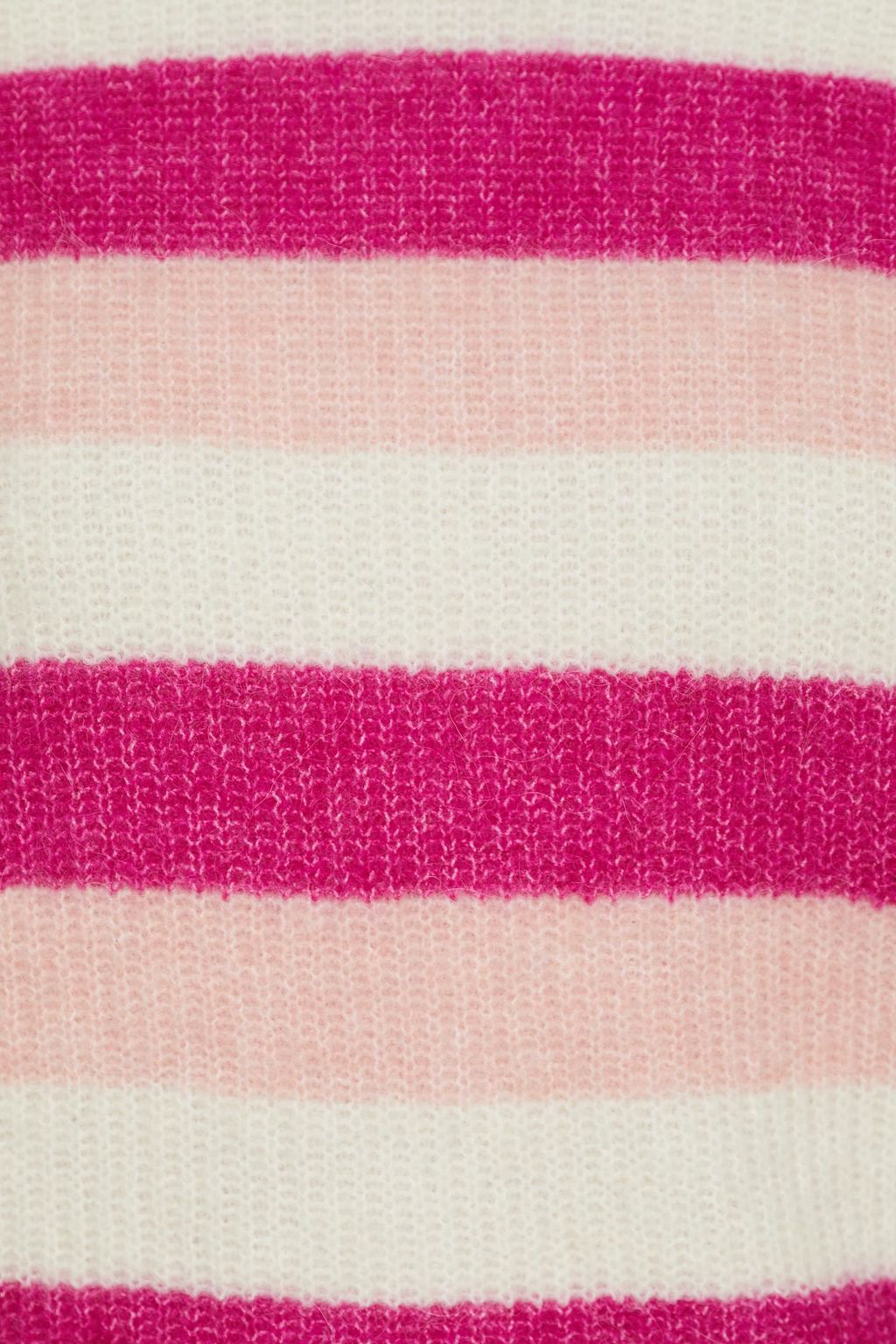 GANNI Striped knitted sweater