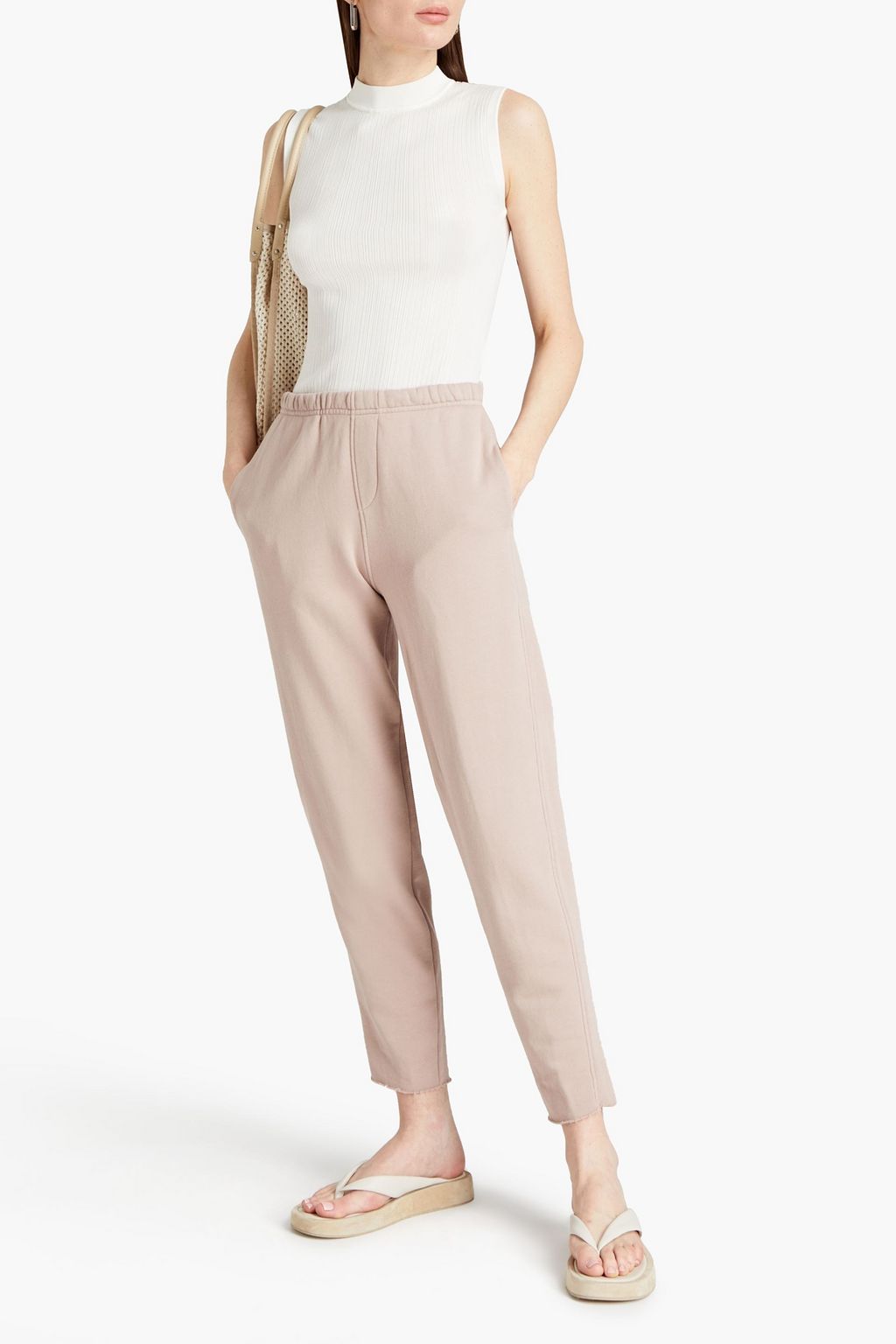 ATM ANTHONY THOMAS MELILLO French cotton-terry track pants