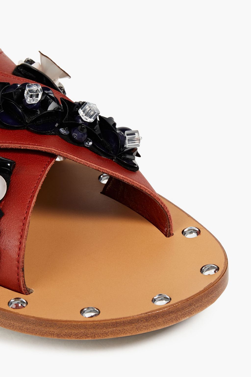 MARNI Embellished leather sandals