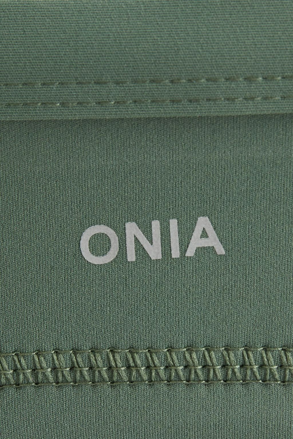 ONIA Printed stretch-jersey sports bra
