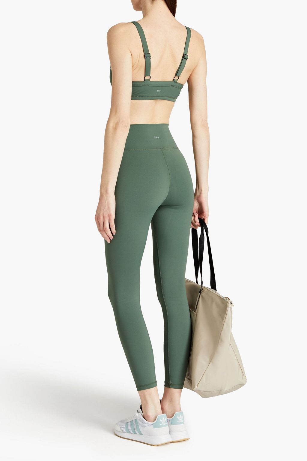 ONIA Printed stretch-jersey sports bra