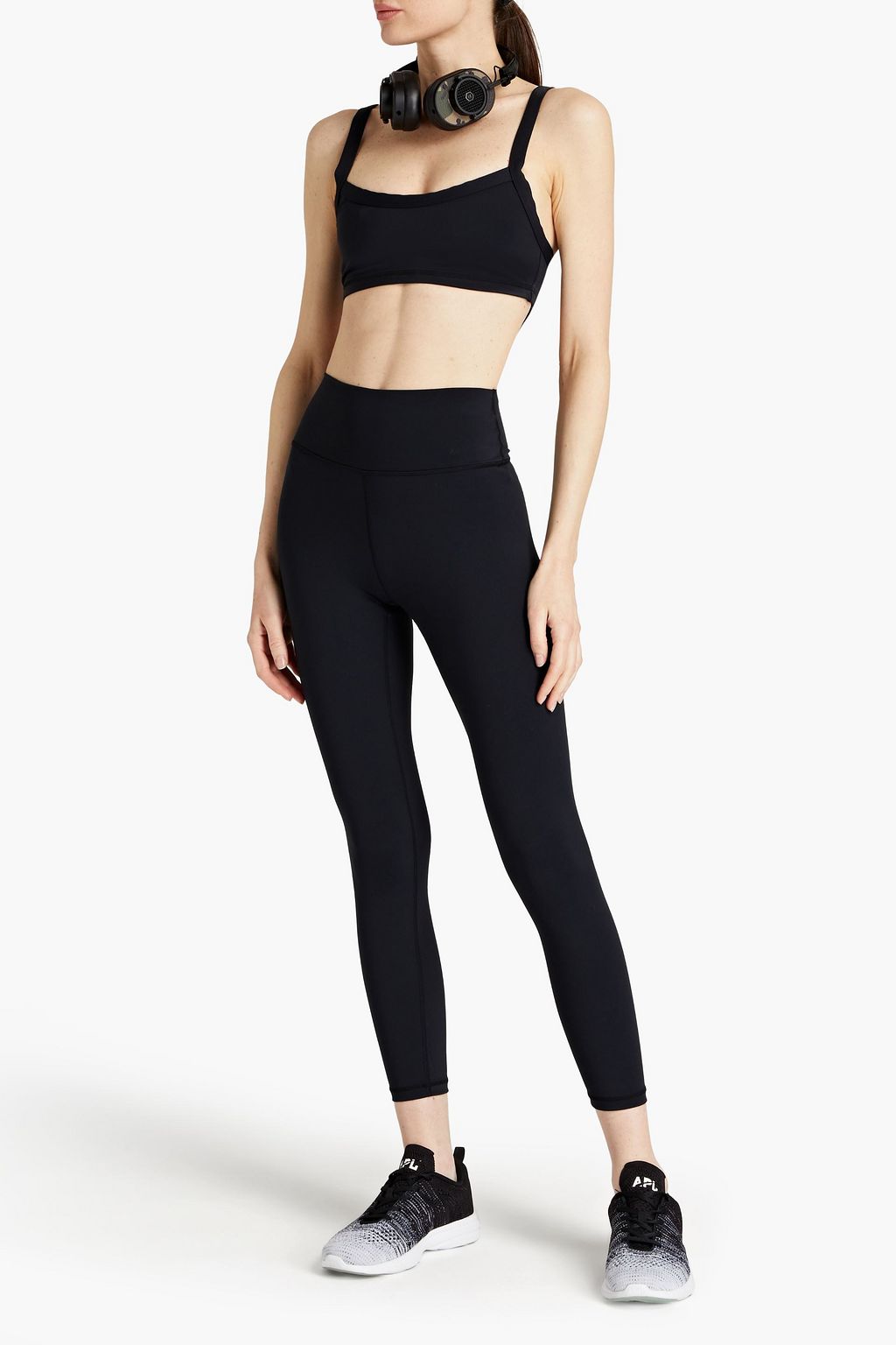 ONIA Printed stretch-jersey sports bra
