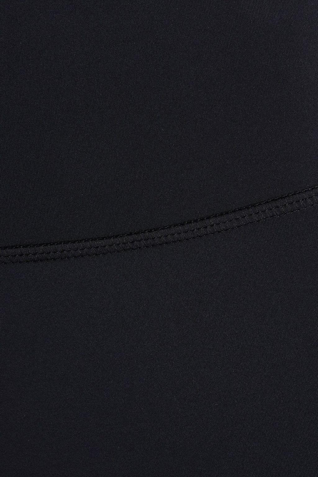 ONIA Cropped printed stretch-jersey leggings