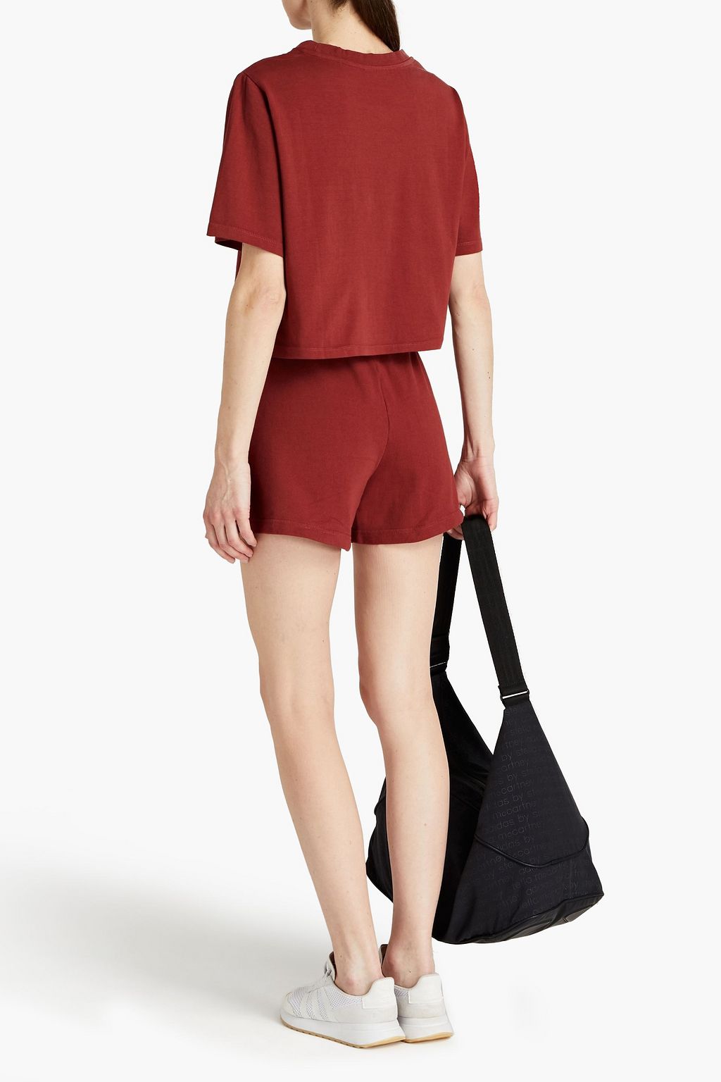 ONIA Cropped cotton-jersey T-shirt