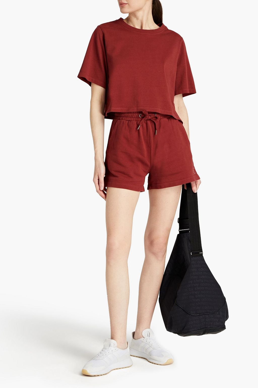 ONIA Cropped cotton-jersey T-shirt