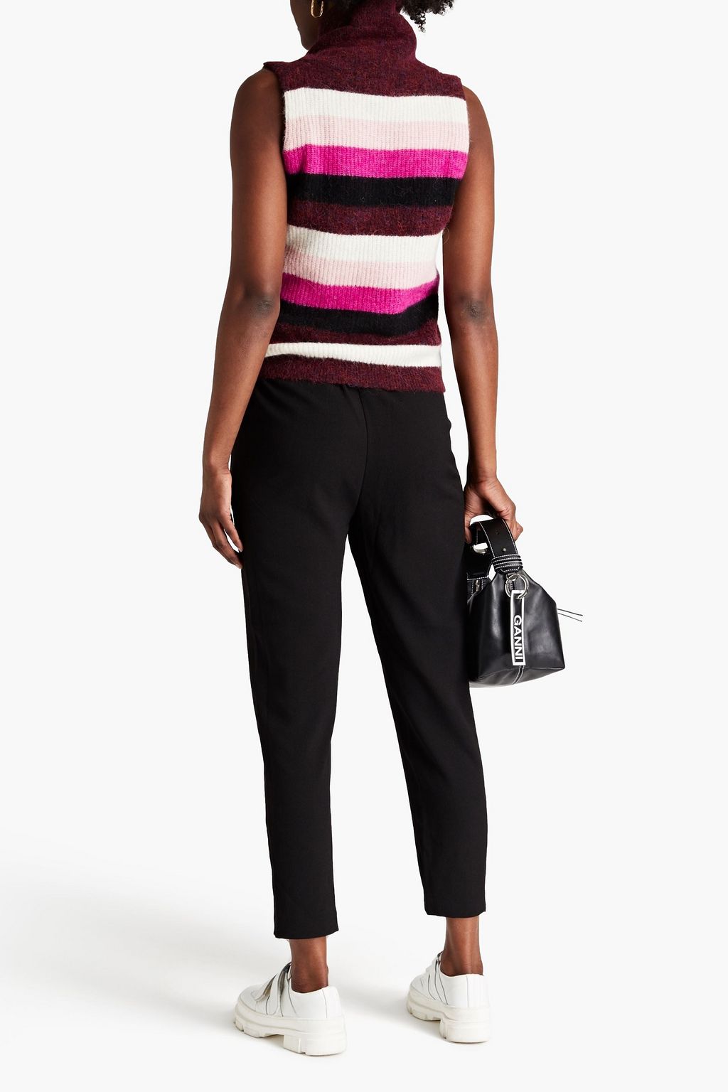 GANNI Crepe tapered pants