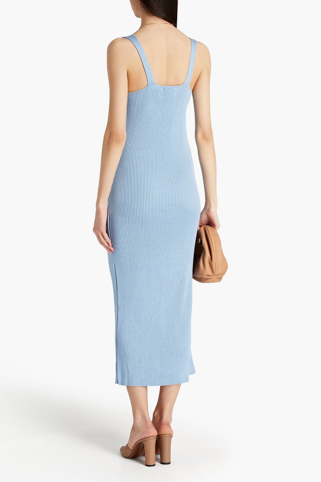 CHARLI Ribbed-knit midi dress