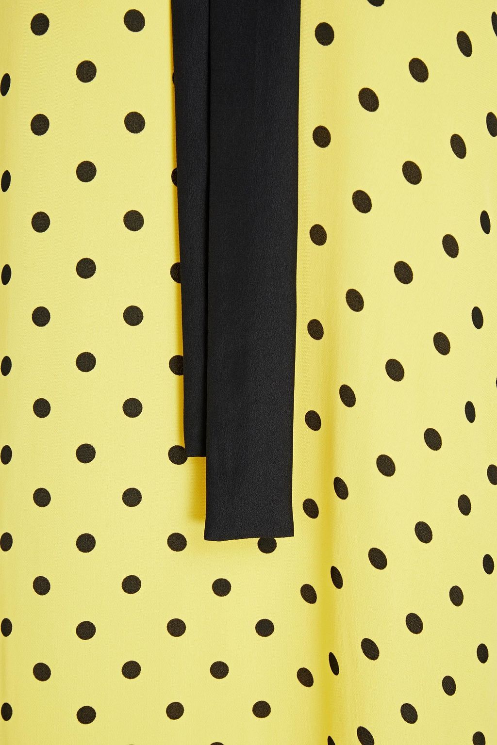 REDVALENTINO Pussy-bow polka-dot crepe mini dress