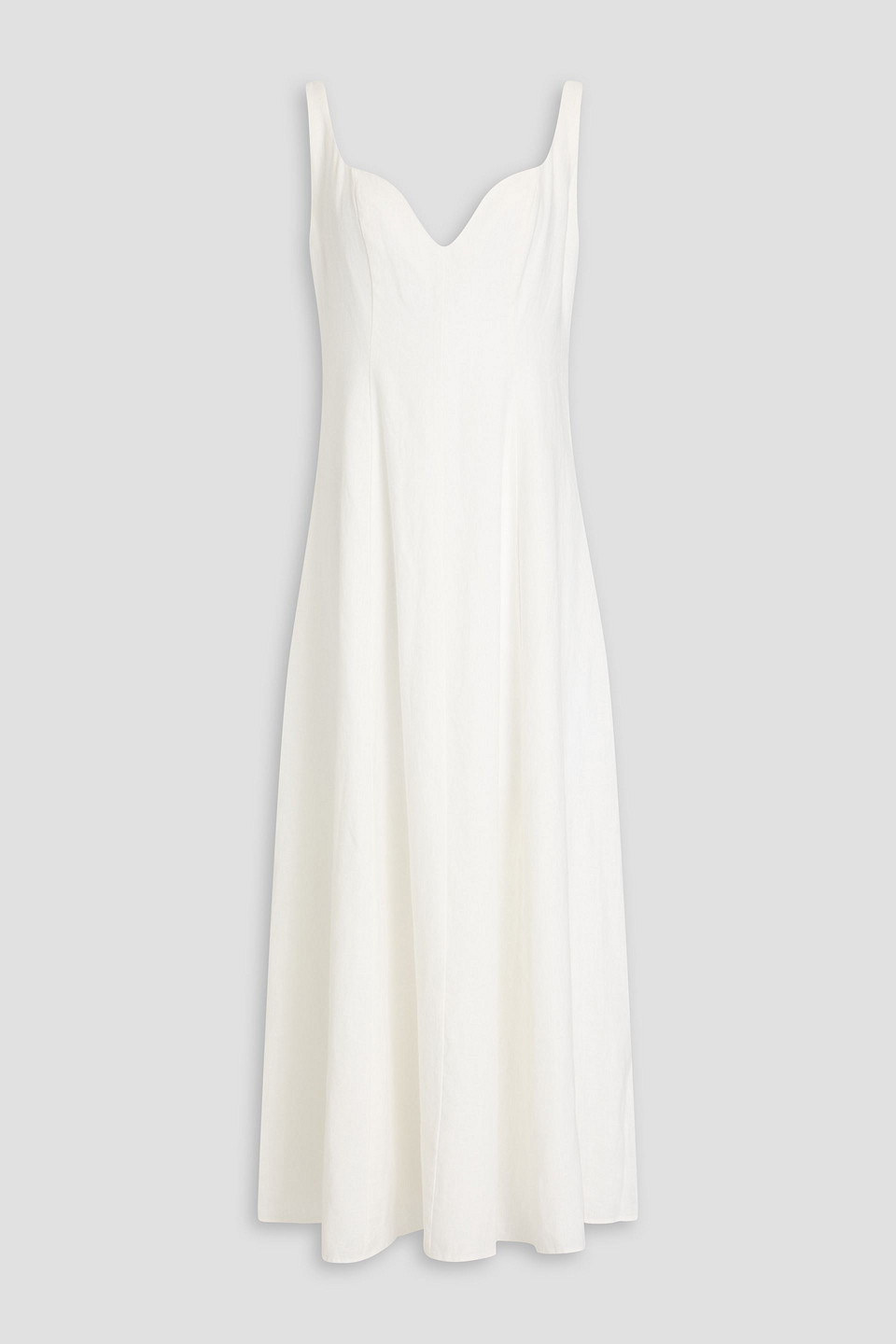 Mara Hoffman Perdita Hemp Midi Dress In Off-white