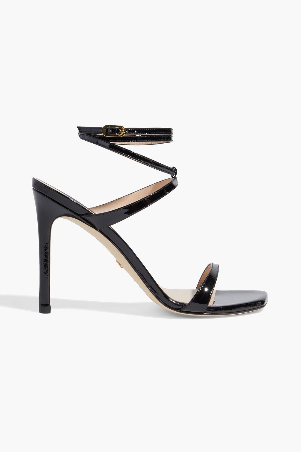 stuart weitzman patent leather sandals