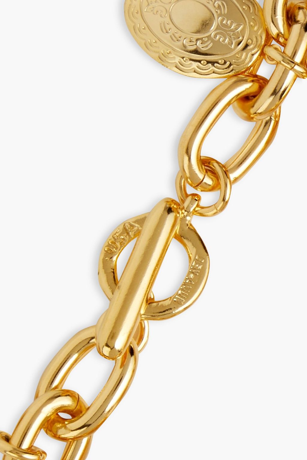 BEN-AMUN 24-karat gold-plated bracelet