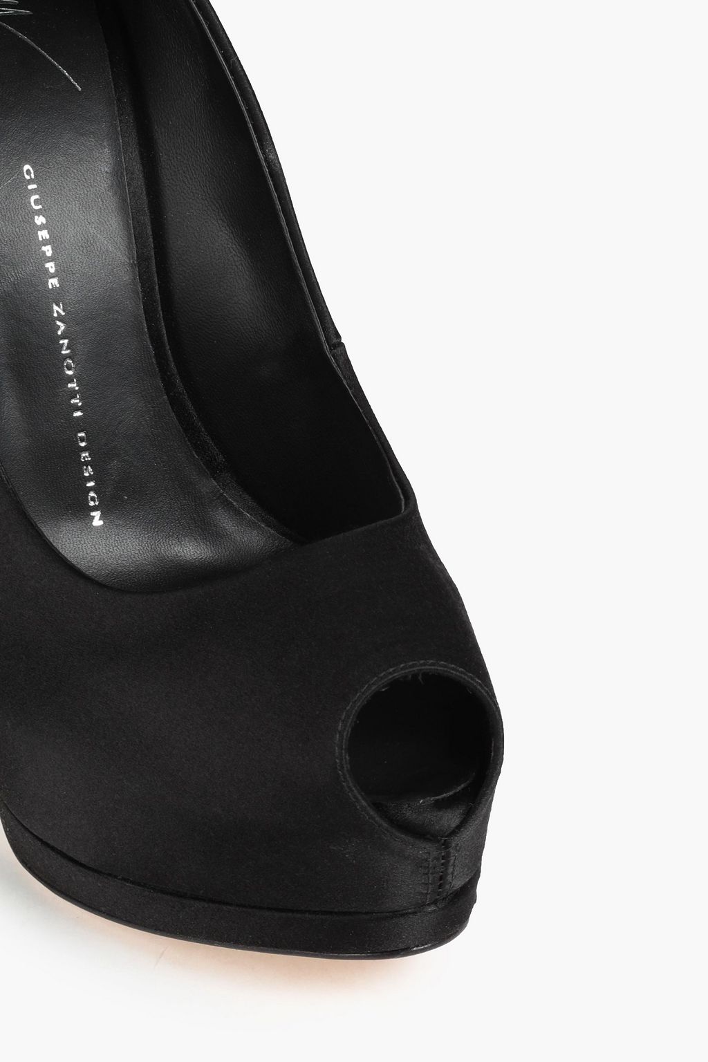 GIUSEPPE ZANOTTI Satin platform pumps