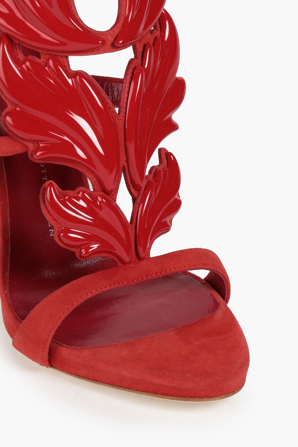 GIUSEPPE ZANOTTI Embellished suede sandals