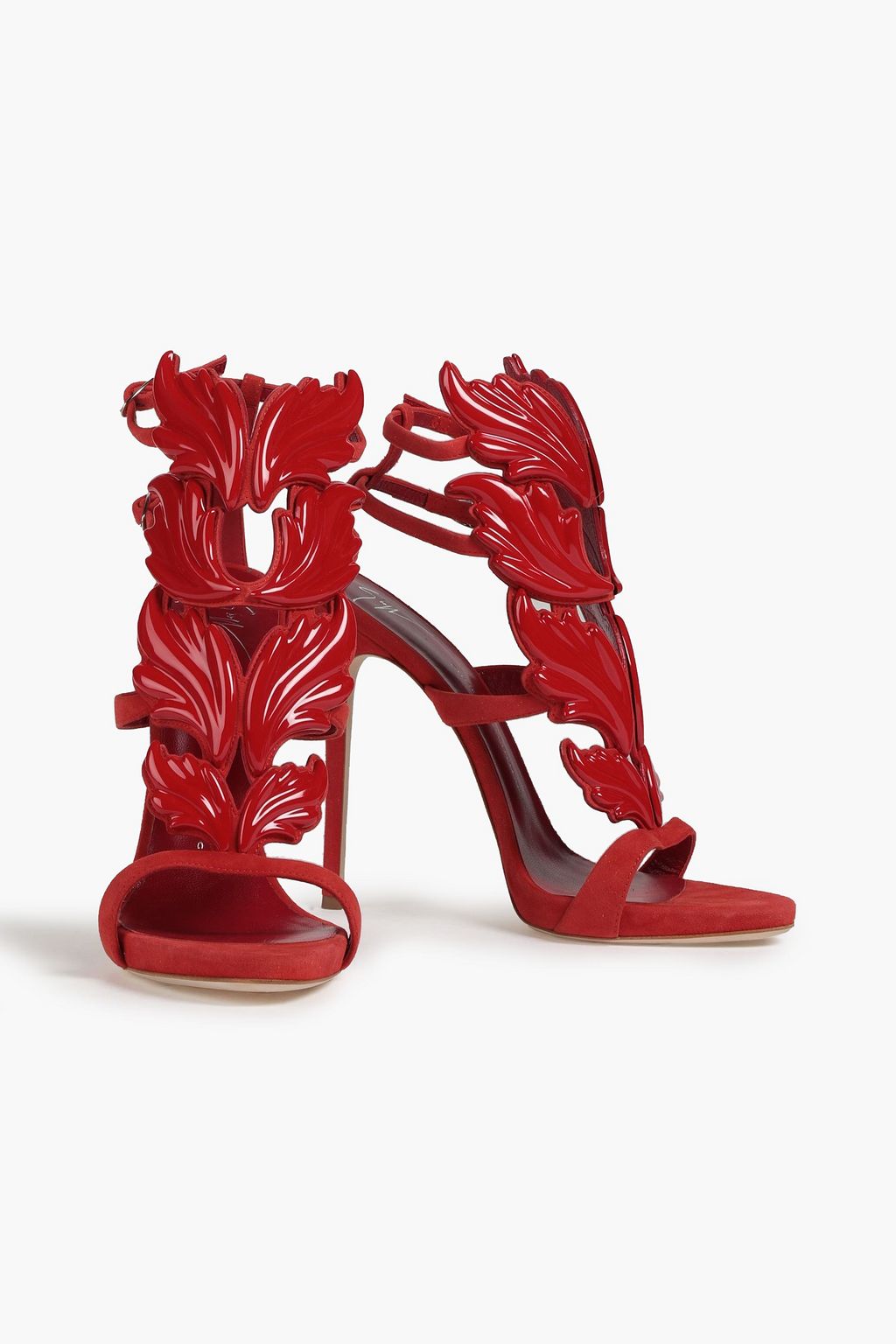 GIUSEPPE ZANOTTI Embellished suede sandals
