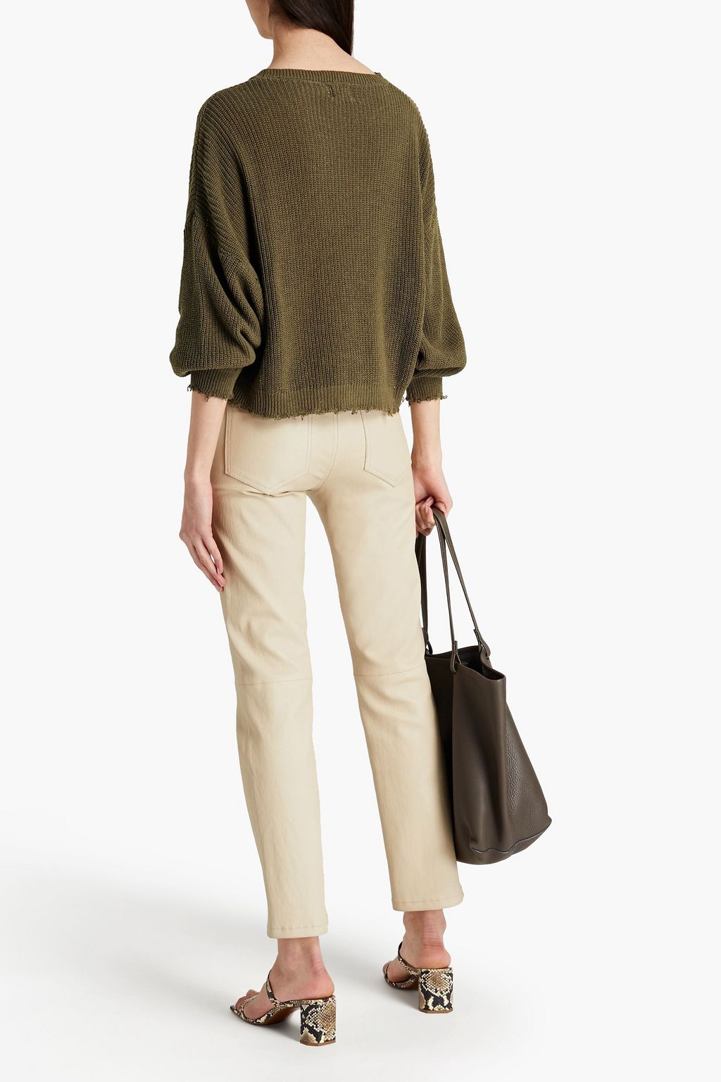 CHARLI Ribbed-knit sweater