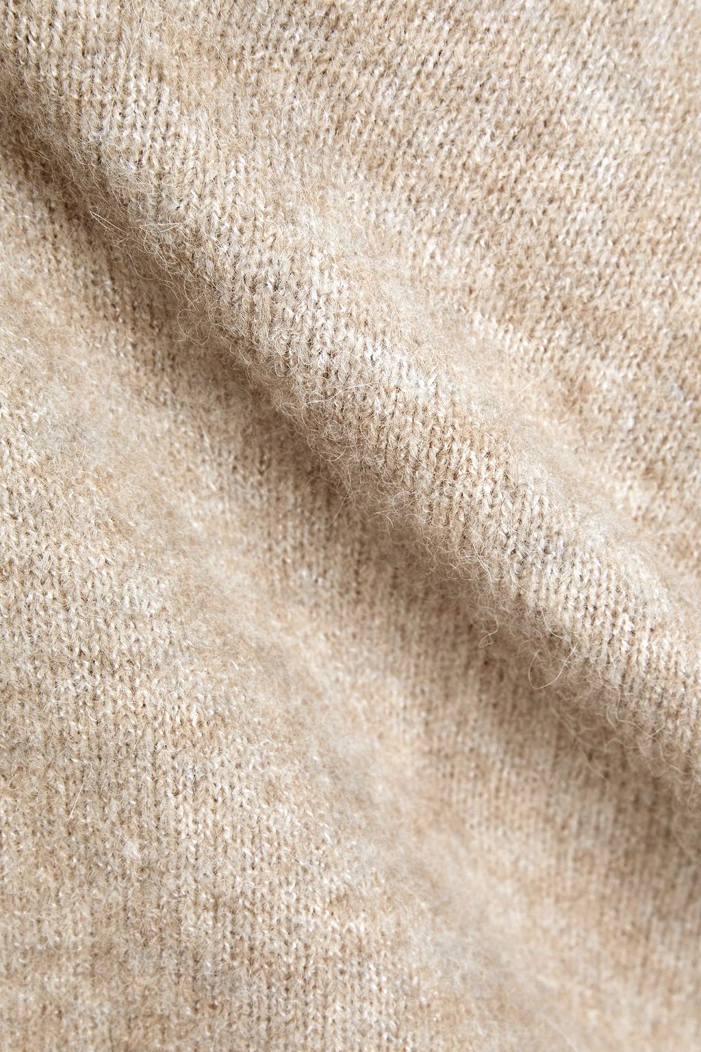 3.1 PHILLIP LIM Scalloped mélange brushed knitted sweater