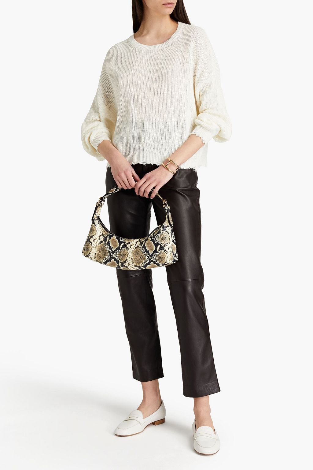 CHARLI Ribbed-knit sweater