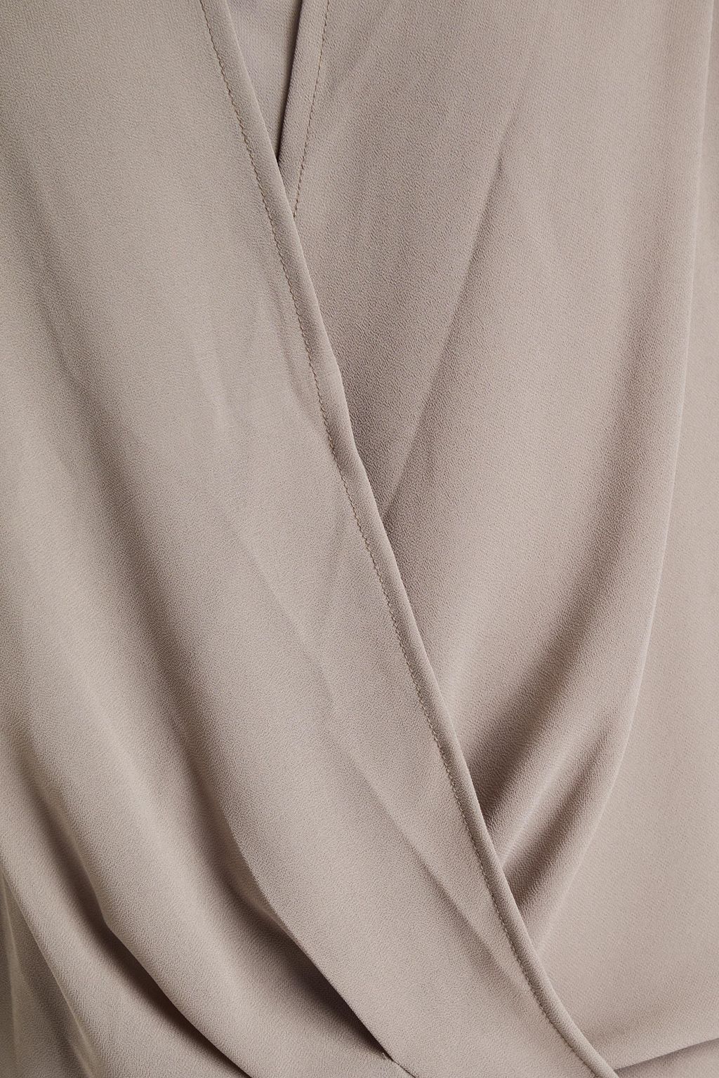 CHARLI Hanna wrap-effect georgette blouse