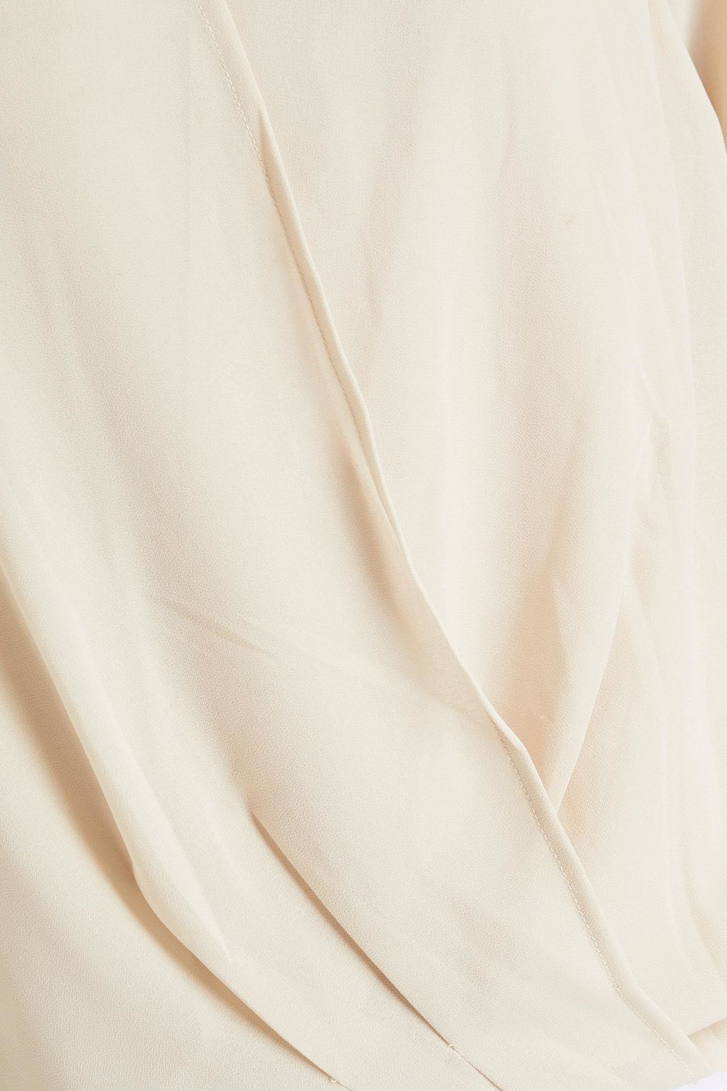 CHARLI Hanna wrap-effect georgette blouse