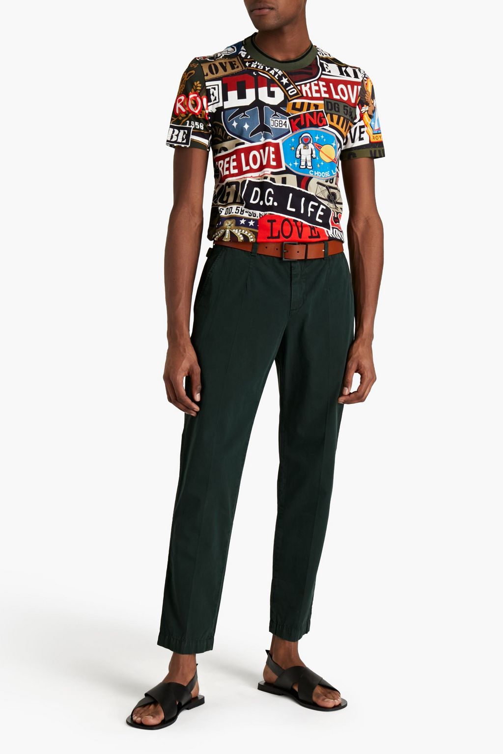 DOLCE&GABBANA Cotton chinos