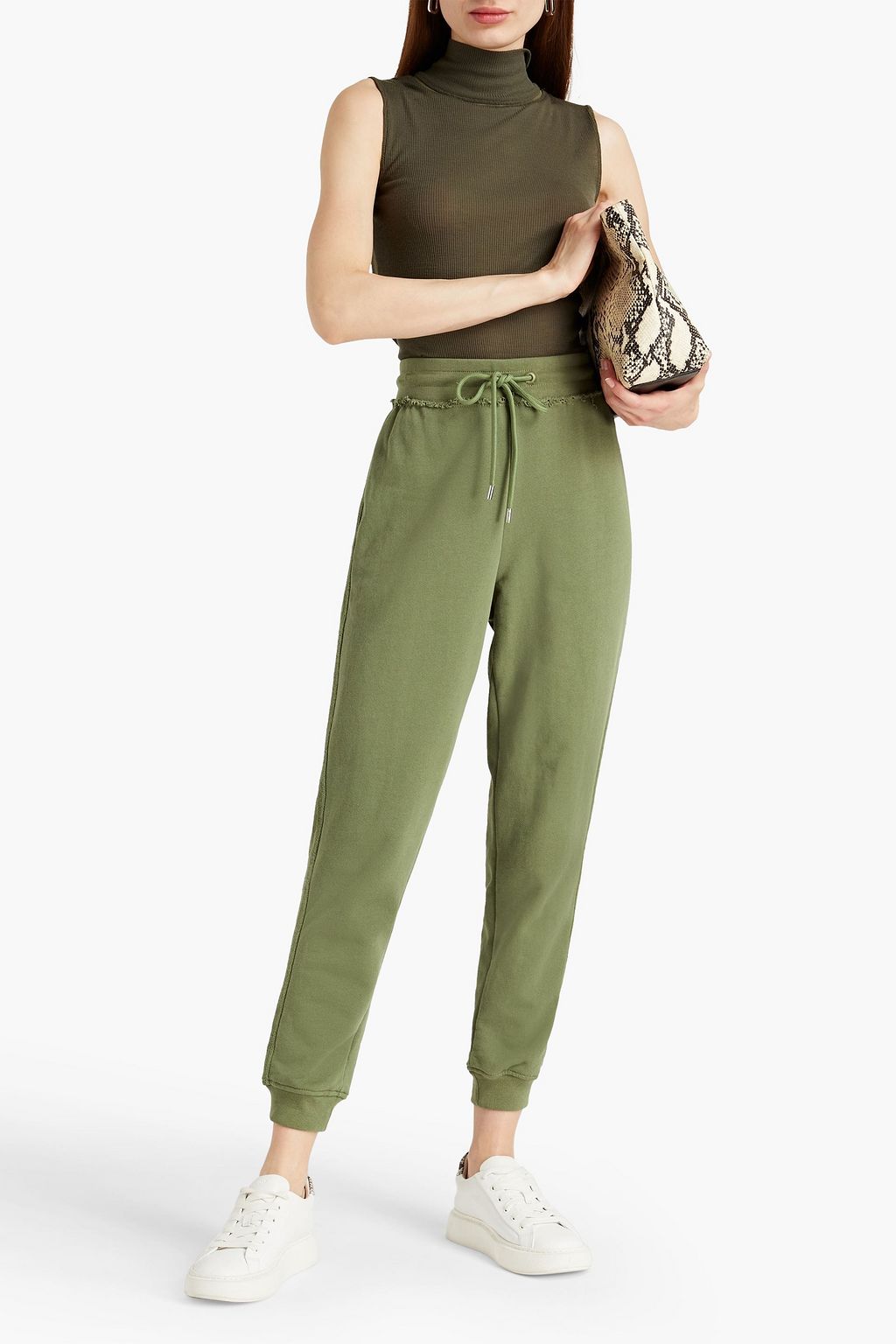 ATM ANTHONY THOMAS MELILLO French cotton-terry track pants