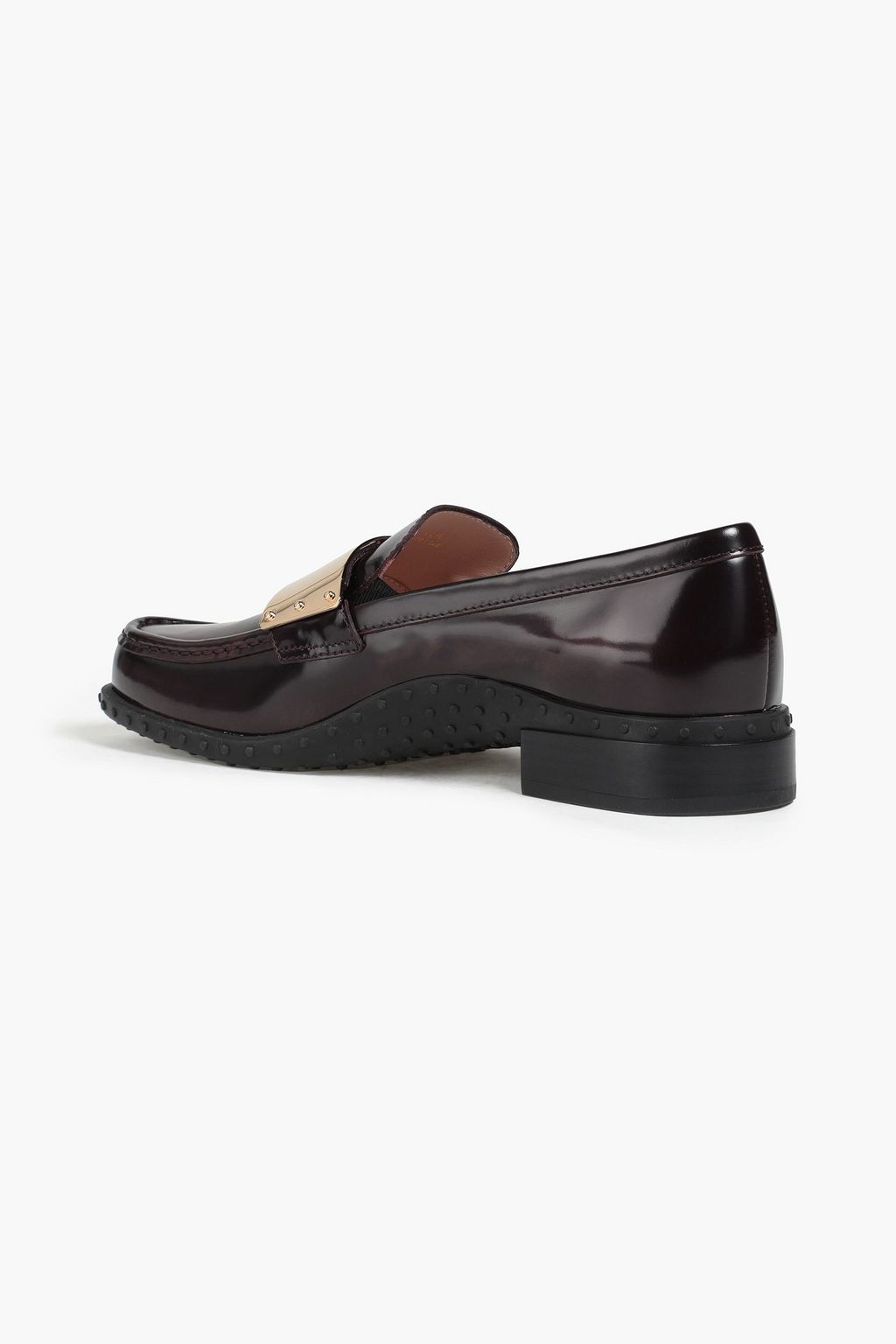 TOD'S Glossed-leather loafers