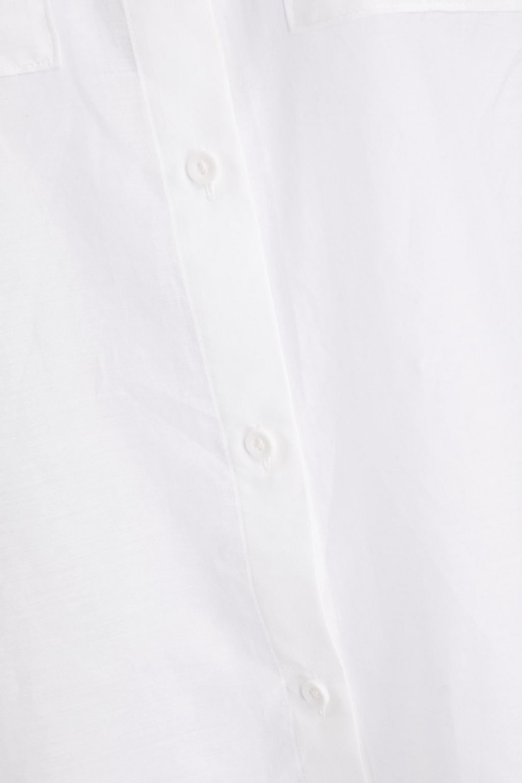 ALICE + OLIVIA Cotton and silk-blend shirt