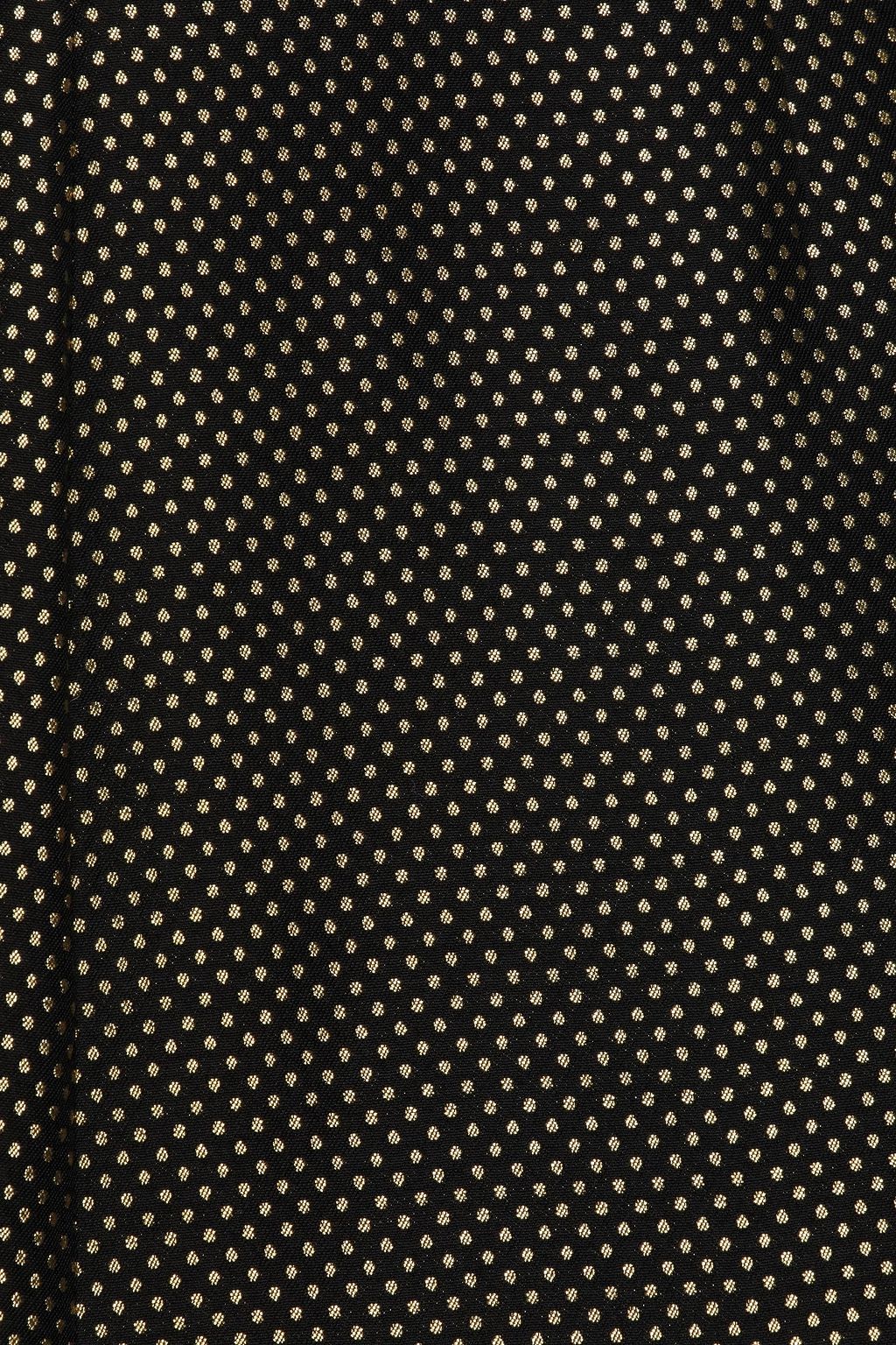 REDVALENTINO Metallic jacquard midi skirt