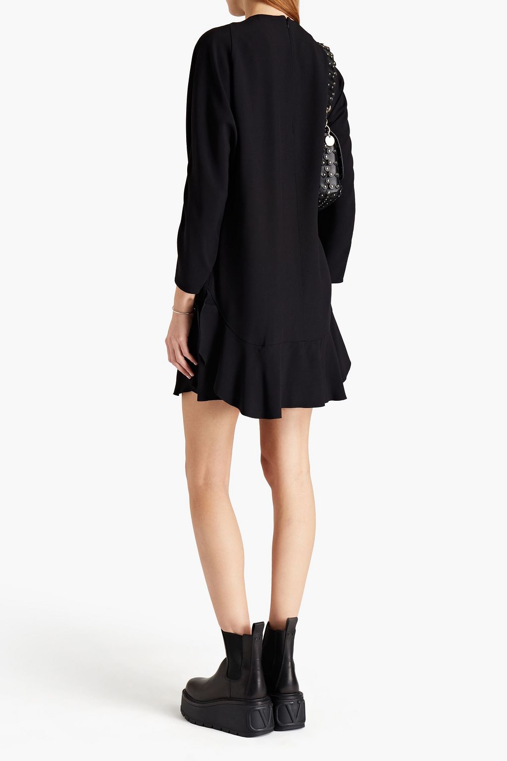 REDVALENTINO クレープ ミニワンピース
