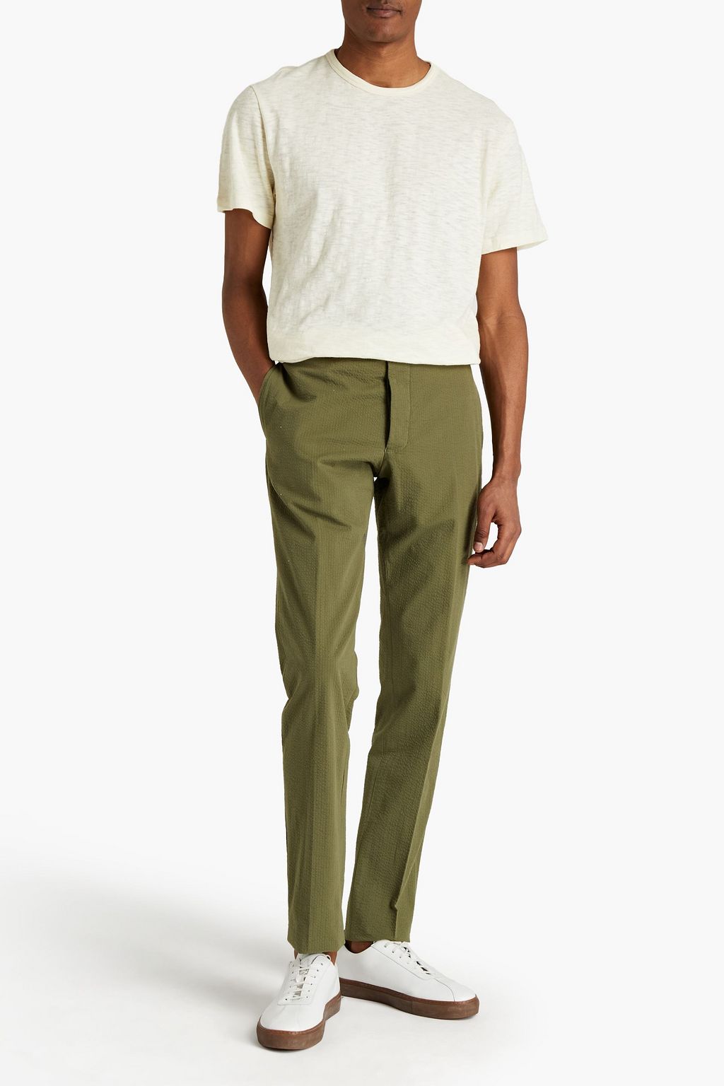 OFFICINE GÉNÉRALE Slub cotton-jersey T-shirt