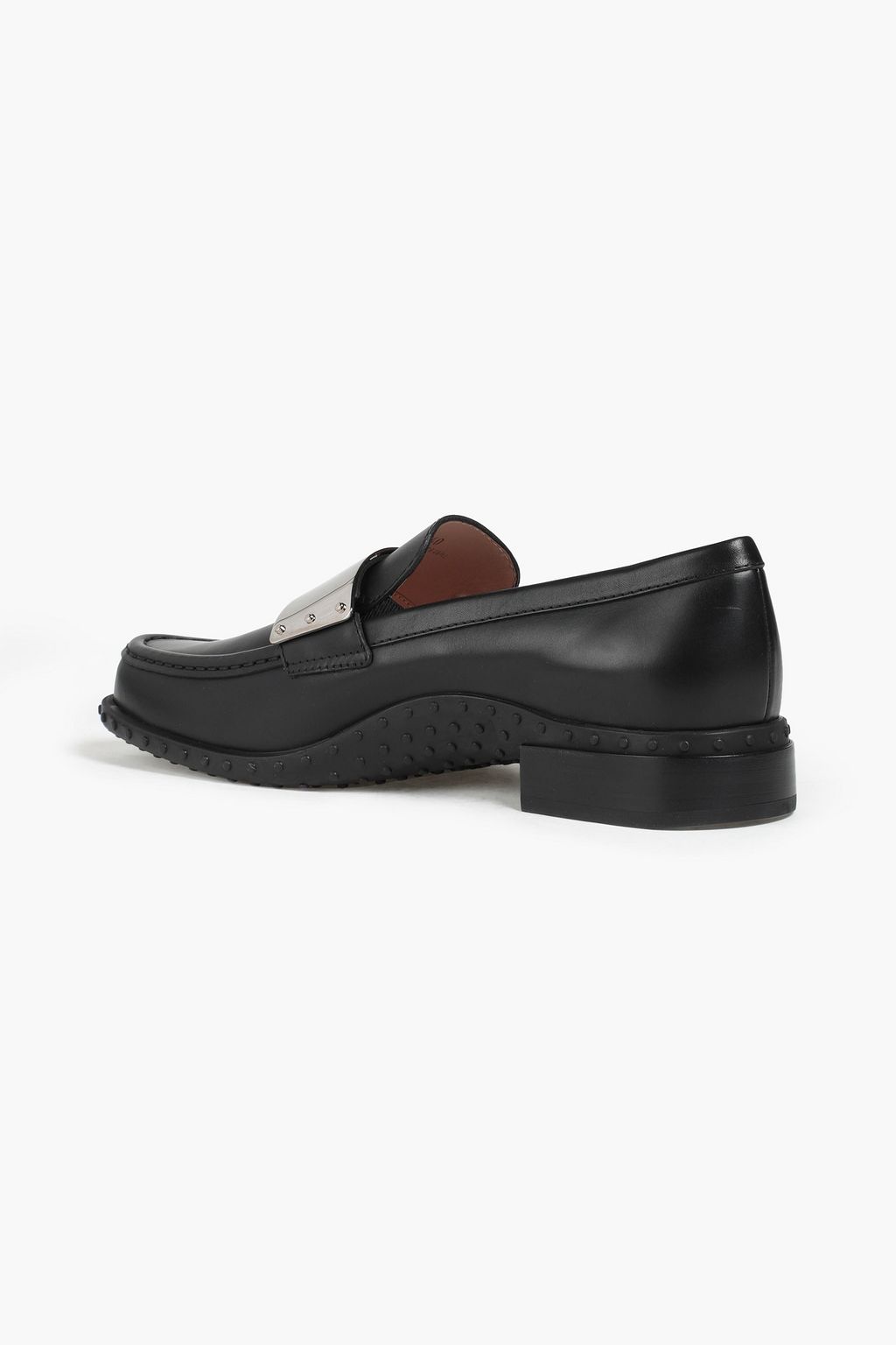 TOD'S Embellished leather loafers