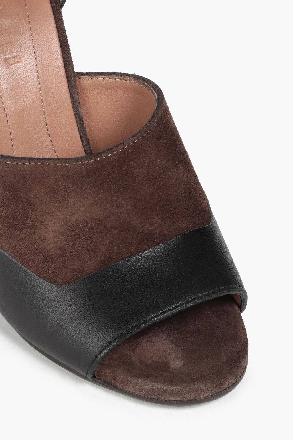MARNI Embellished suede and leather sandals