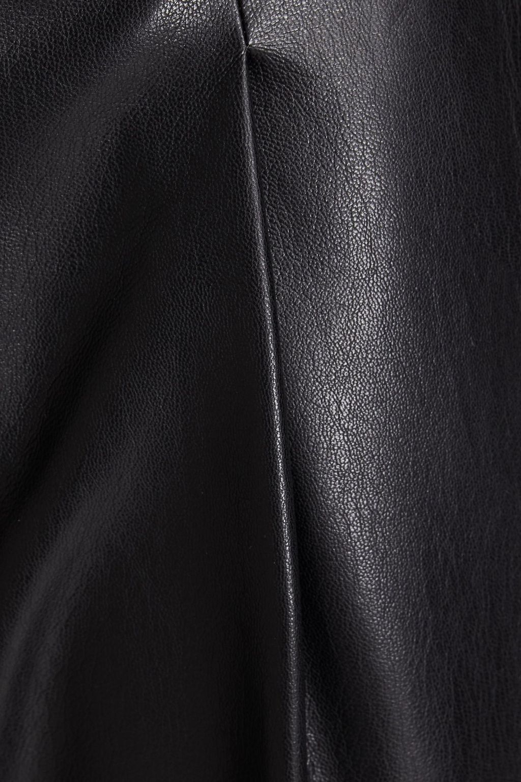 ALICE + OLIVIA Pleated faux stretch-leather tapered pants