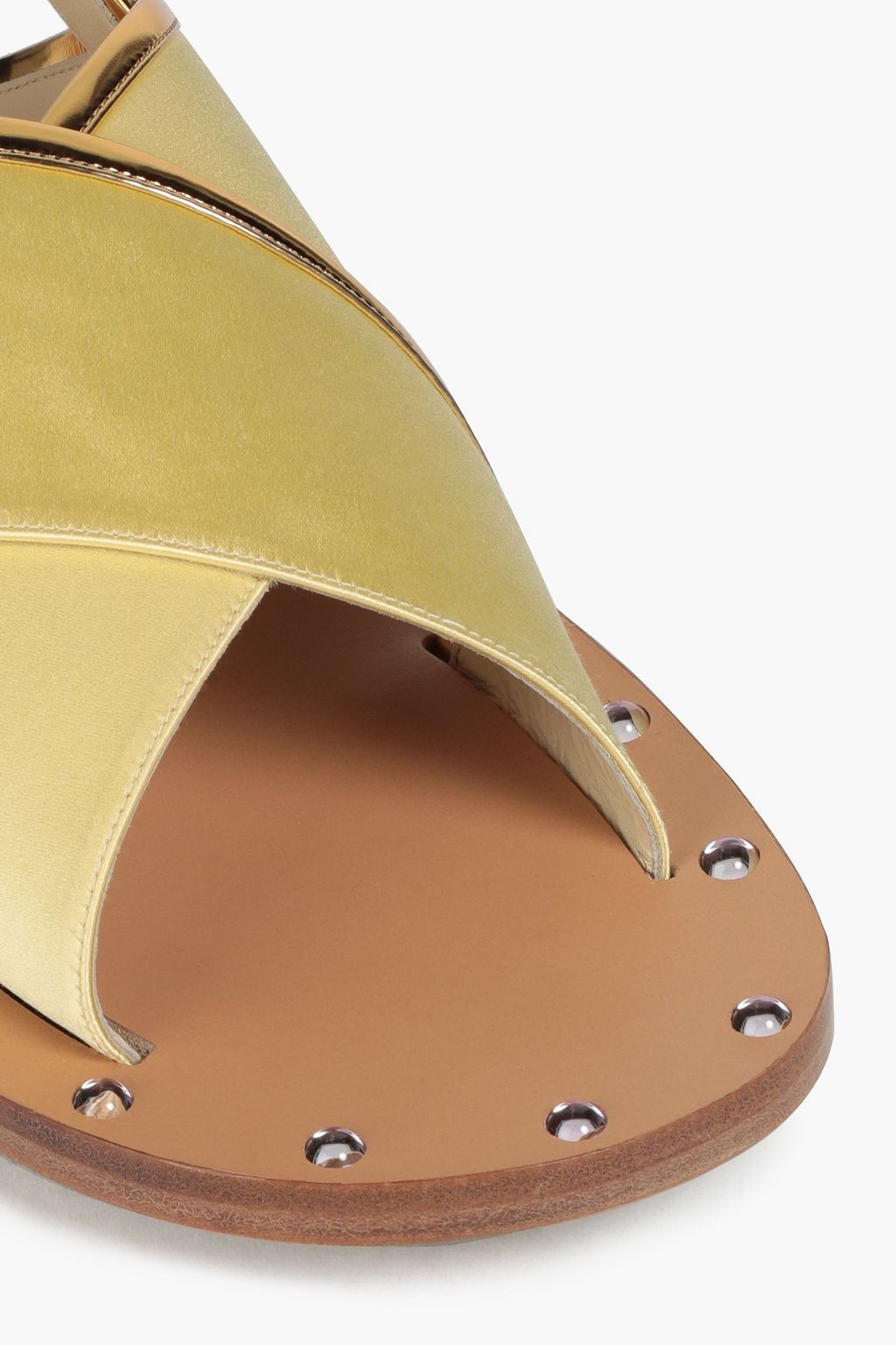 MARNI Studded satin sandals