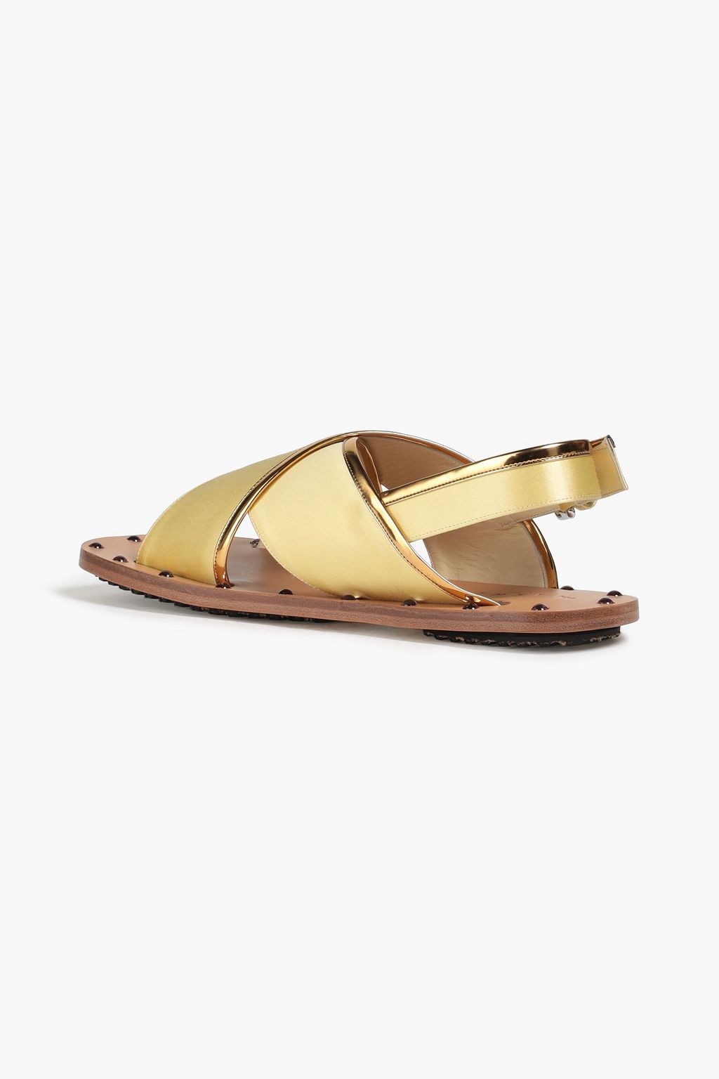 MARNI Studded satin sandals
