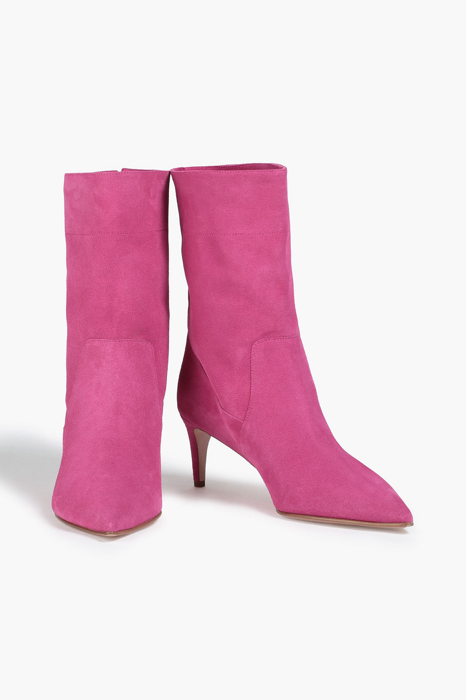Redv Suede Ankle Boots In Pink