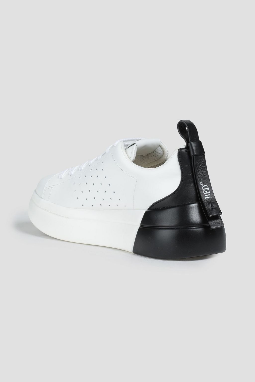 RED(V) Bowalk logo-print leather sneakers