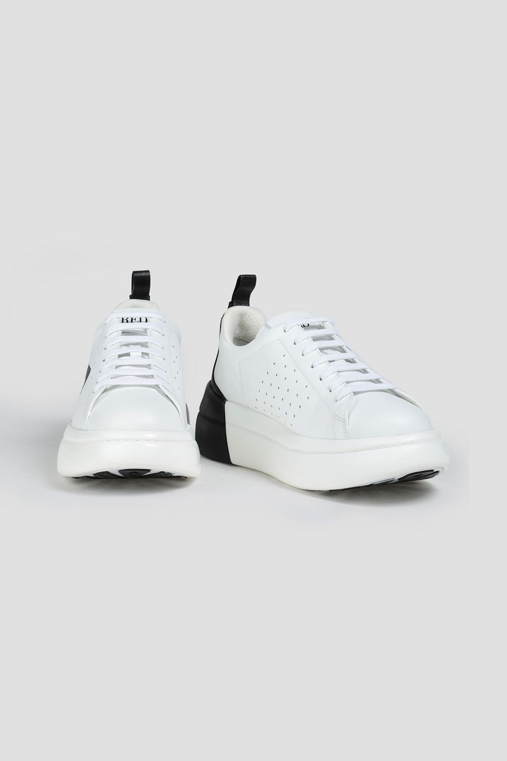 RED(V) Bowalk logo-print leather sneakers