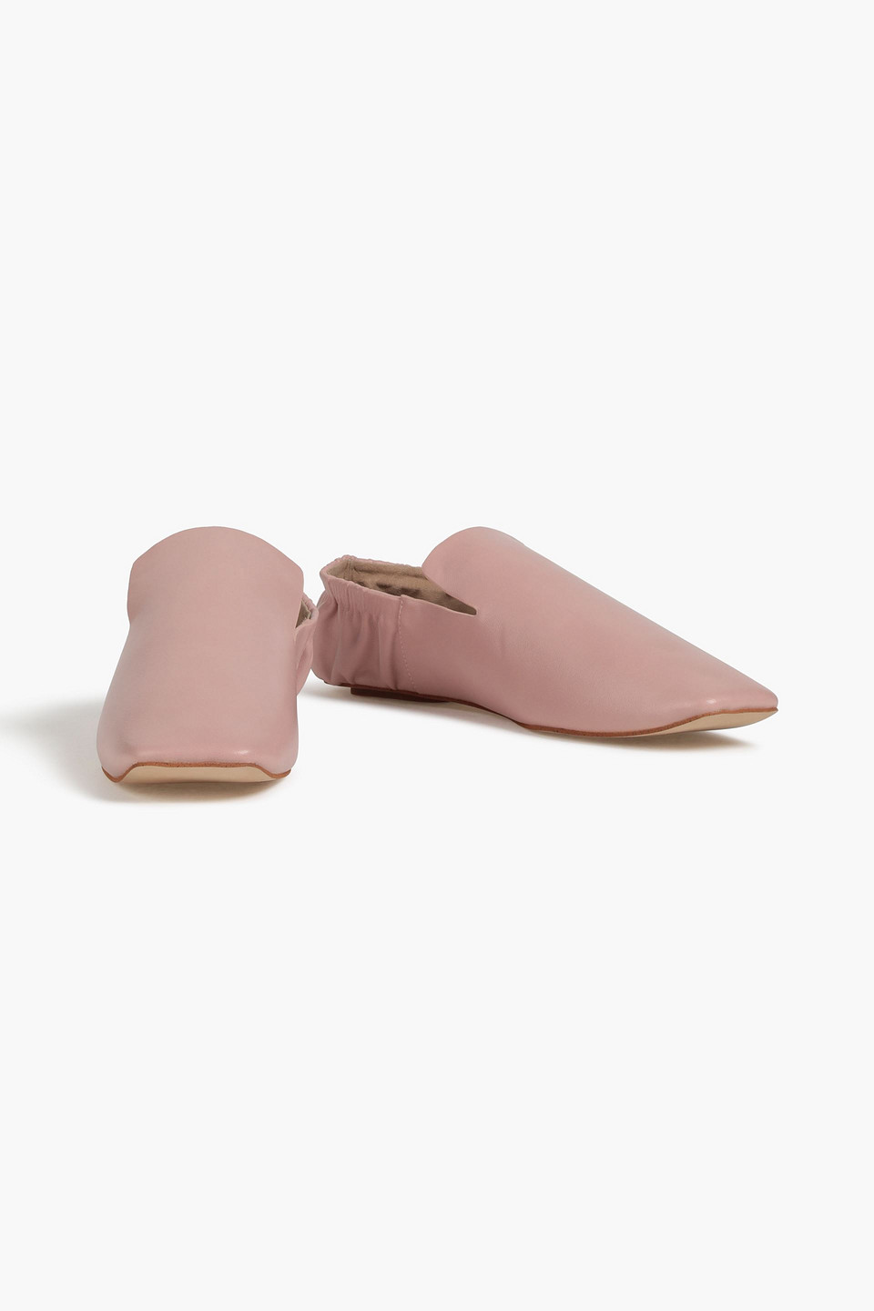 Nanushka Vegan Leather Loafers In Pink