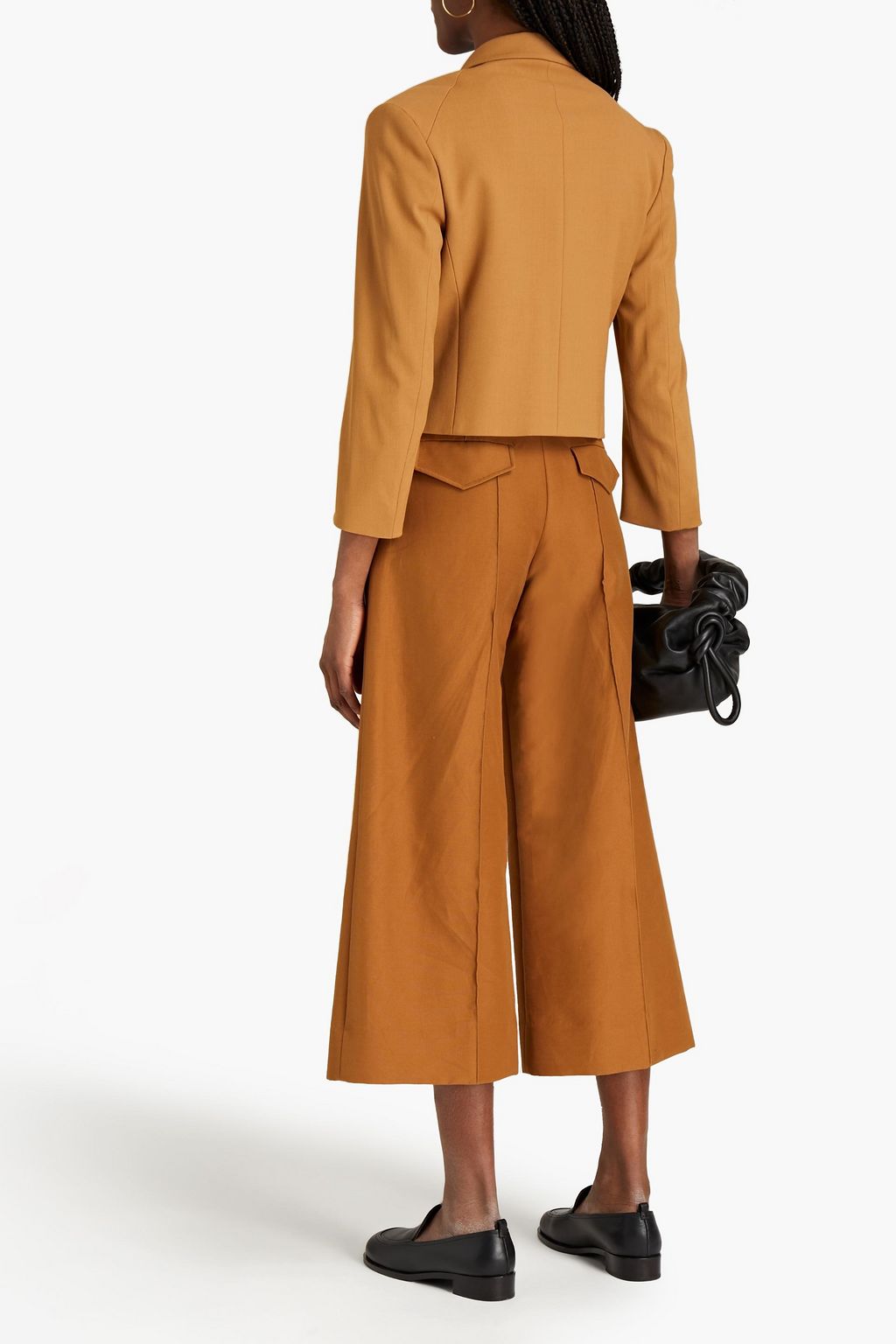 REDVALENTINO Bow-embellished twill blazer