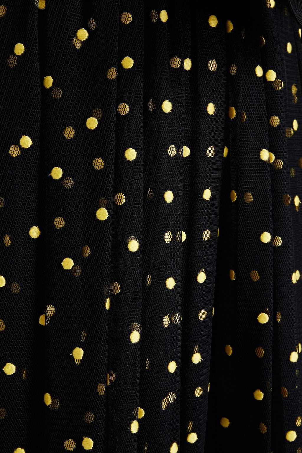 REDVALENTINO Swiss-dot tulle midi dress