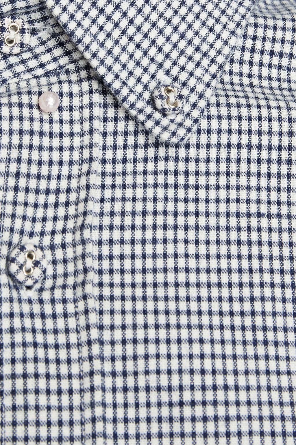 OFFICINE GÉNÉRALE Antime gingham cotton-Oxford shirt