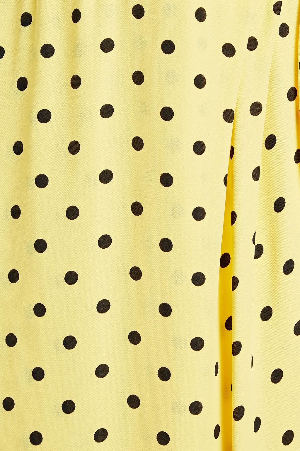 REDVALENTINO Wrap-effect polka-dot crepe mini dress