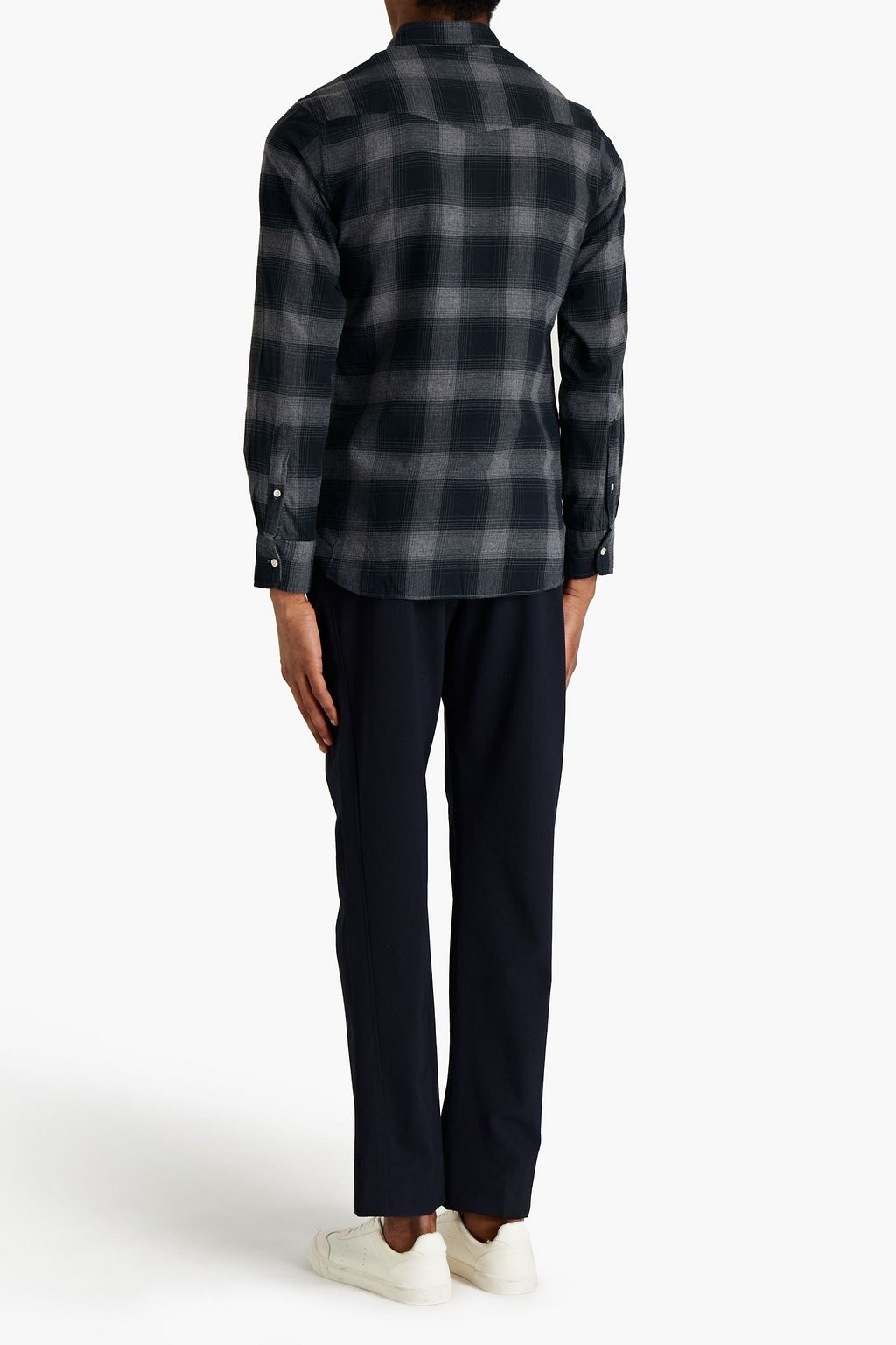 OFFICINE GÉNÉRALE BD checked cotton-flannel shirt
