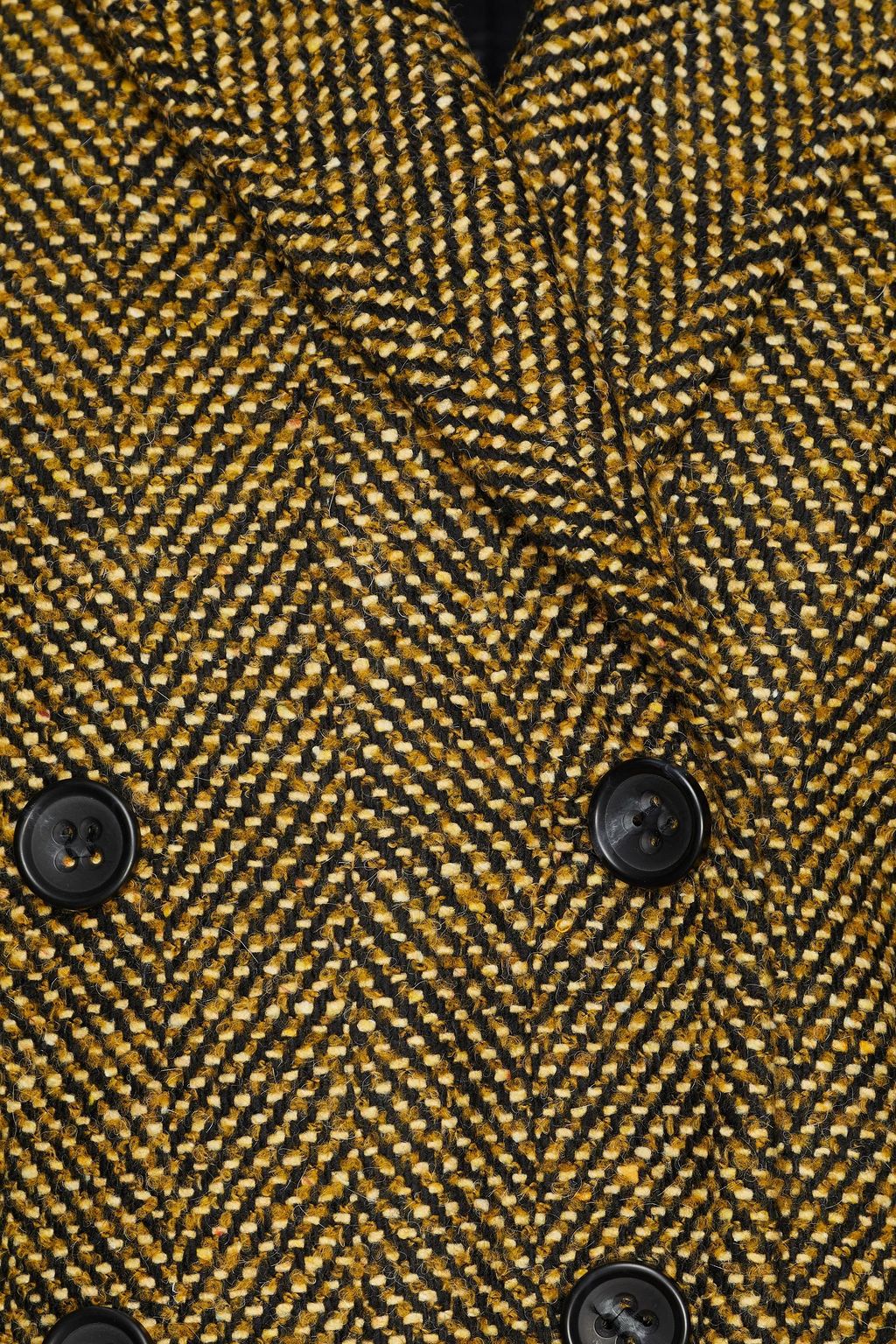 REDVALENTINO Double-breasted tweed coat