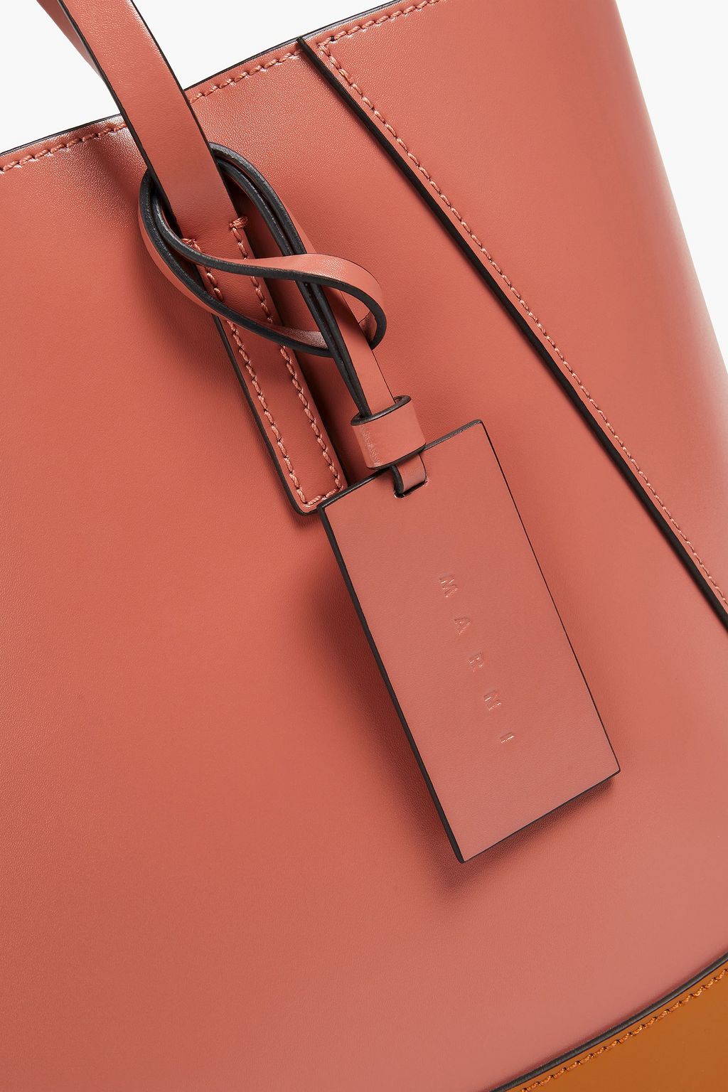 MARNI Two-tone leather tote