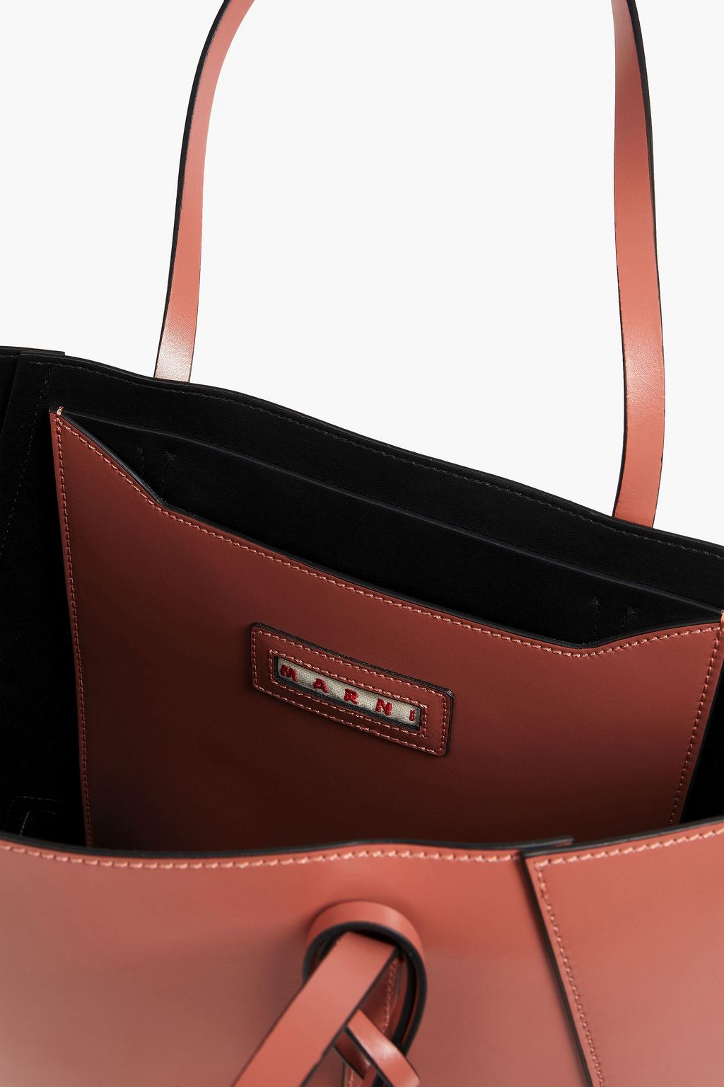 MARNI Two-tone leather tote