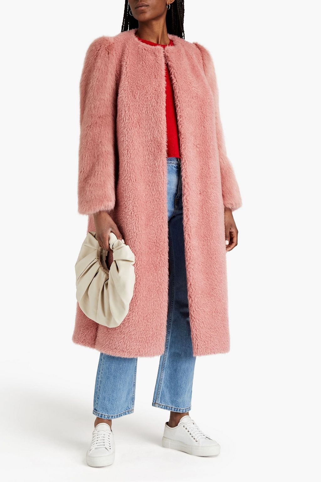 REDVALENTINO Faux fur coat