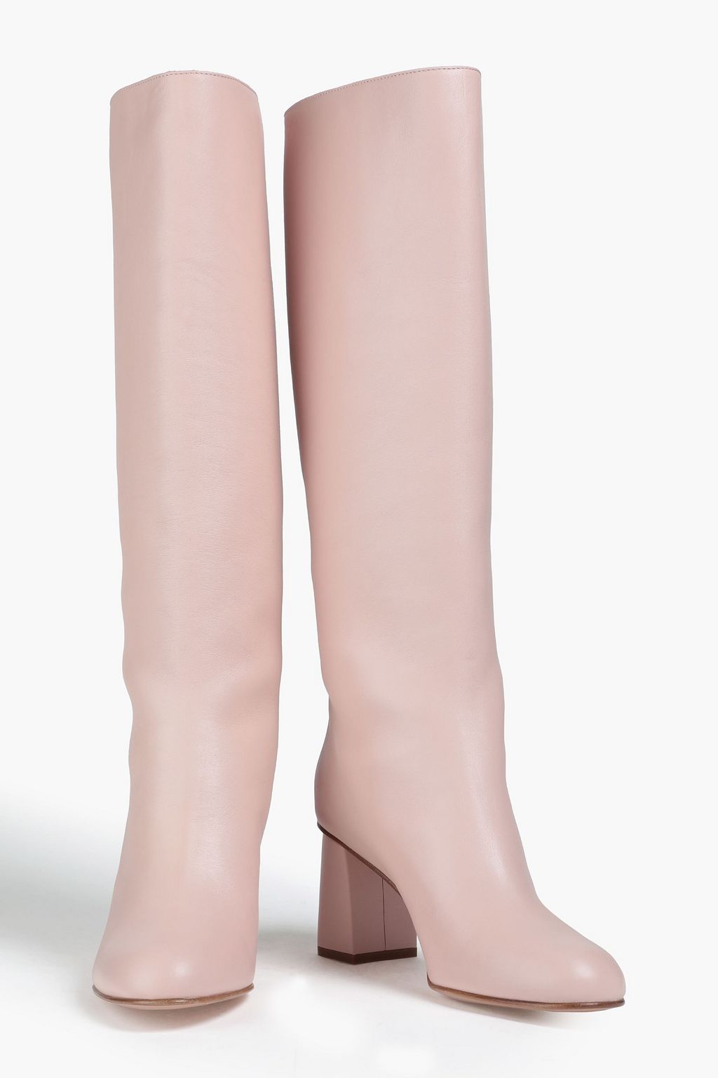 RED(V) Leather knee boots