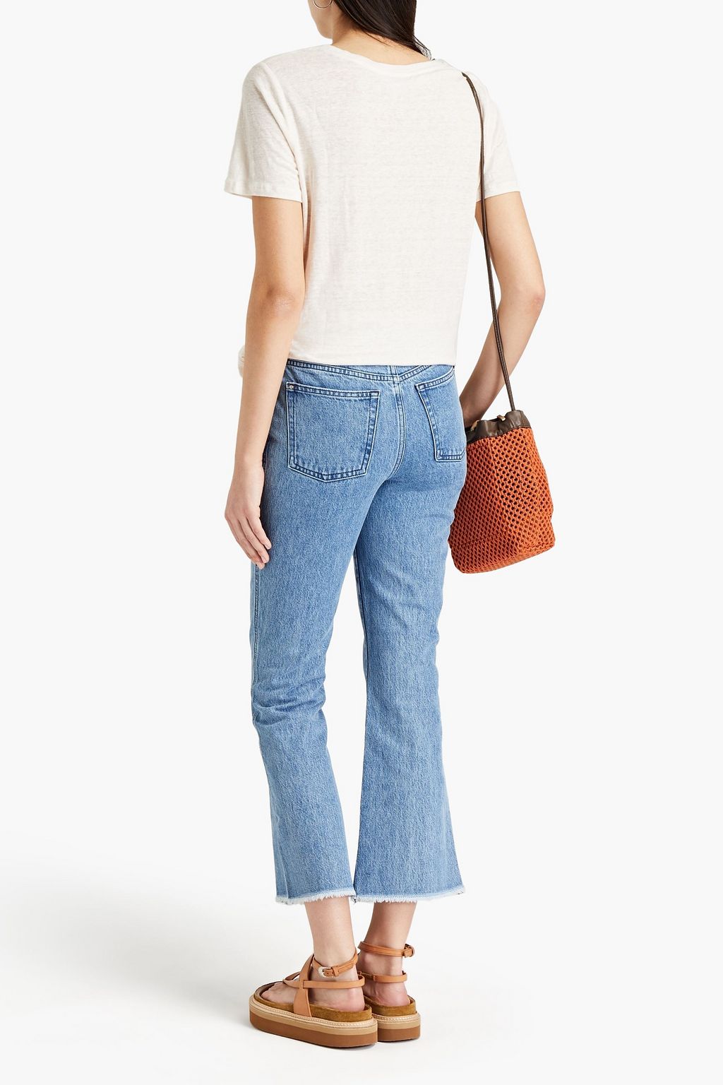 CLAUDIE PIERLOT High-rise bootcut jeans